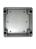 IP67 Aluminum Project Box with Base Plate | 120mm x 120mm x 80mm