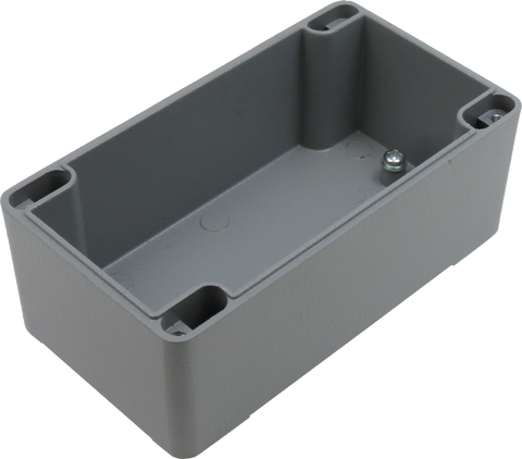 IP67 Aluminum Project Box with Base Plate | 128mm x 70mm x 52mm