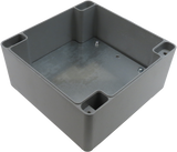 IP67 Aluminum Project Box with Base Plate | 160mm x 160mm x 90mm