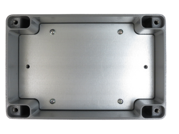 Aluminiumlegering Decoder Behuizing voor Elektronisch Project en Drukschakeling, Zand Zilver, 55x106x160mm