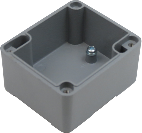 IP67 Aluminum Project Box with Base Plate | 71mm x 61mm x 48mm