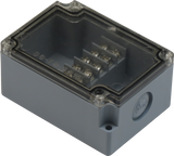 6 Position Terminal Enclosure top view with cover installed