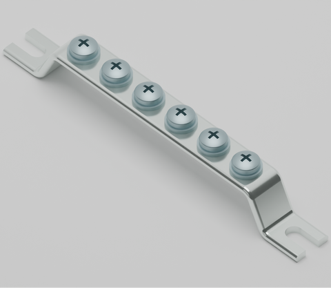 6-Position Grounding Bar, Earth Ground, SG-EB-6P