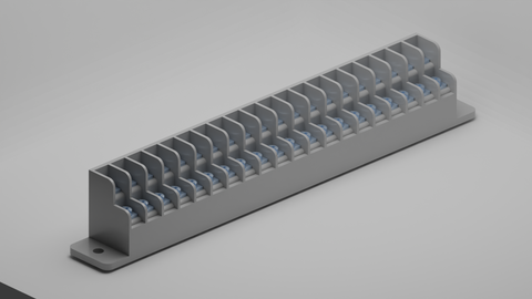 20 Position Dual Row Terminal Block