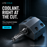 Thru Coolant Holder for Tormach 15L and 15LX Turret