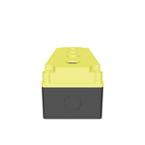 4-Station Push Button Enclosure, 22mm, Yellow, SG-PB-2204Y