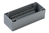 Enclosure with Terminal Block, Side Mounted, 15 Circuits, Cast Aluminum with Solid Cover V.2