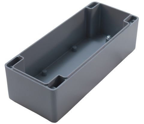 IP67 Aluminum Project Box with Base Plate | 172mm x 70mm x 55mm V.2