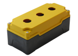 22mm Yellow Push Button Box 3 Station