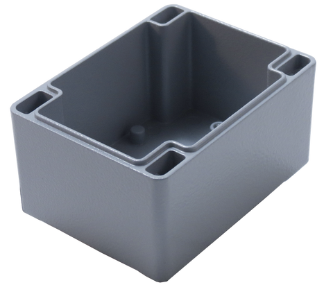 IP67 Aluminum Project Box with Base Plate | 93mm x 70mm x 52mm V.2