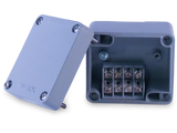 Enclosure with Terminal Block, Side Mounted, 4 Circuits, Cast Aluminum with Solid Cover