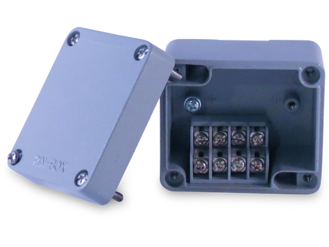 Enclosure with Terminal Block, Side Mounted, 4 Circuits, Cast Aluminum ...
