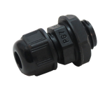 Side view of black Nylon Cable Gland PG07