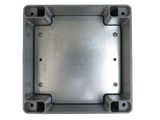 IP67 Aluminum Project Box with Base Plate | 160mm x 160mm x 90mm