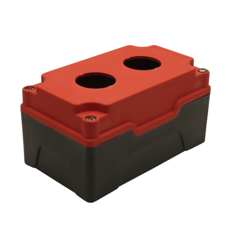 Red Push Button Box Red Push Button Box 2 Position 30mm Hole Size Counter Rotating Feature ...